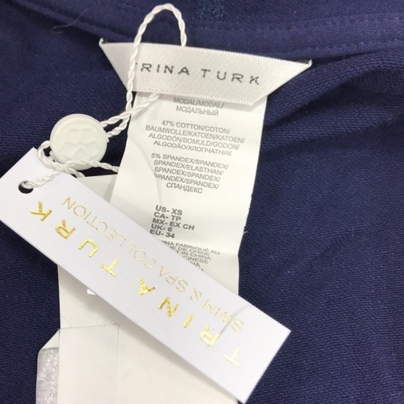 Trina Turk South Beach Terry Hoodie Cover-Up Dress - Picture 6 of 6